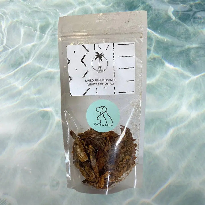 FISH SHAVINGS - Dehydrated natural snack for cats and dogs  |  Pawesomeday.no