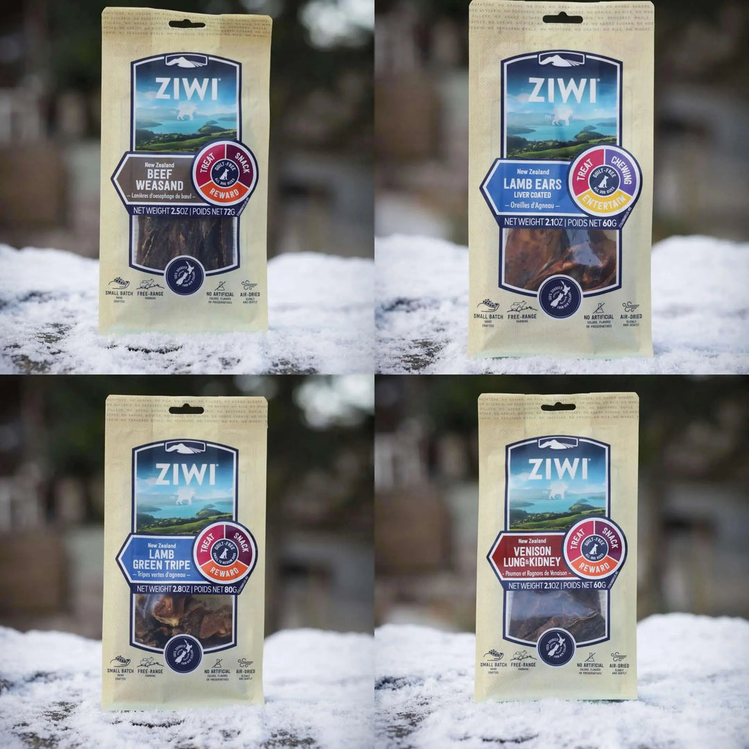 Ziwi Peak Tyggepakke – 100% naturlige tyggeprodukter fra New Zealand 🐶 | Pawesomeday.no