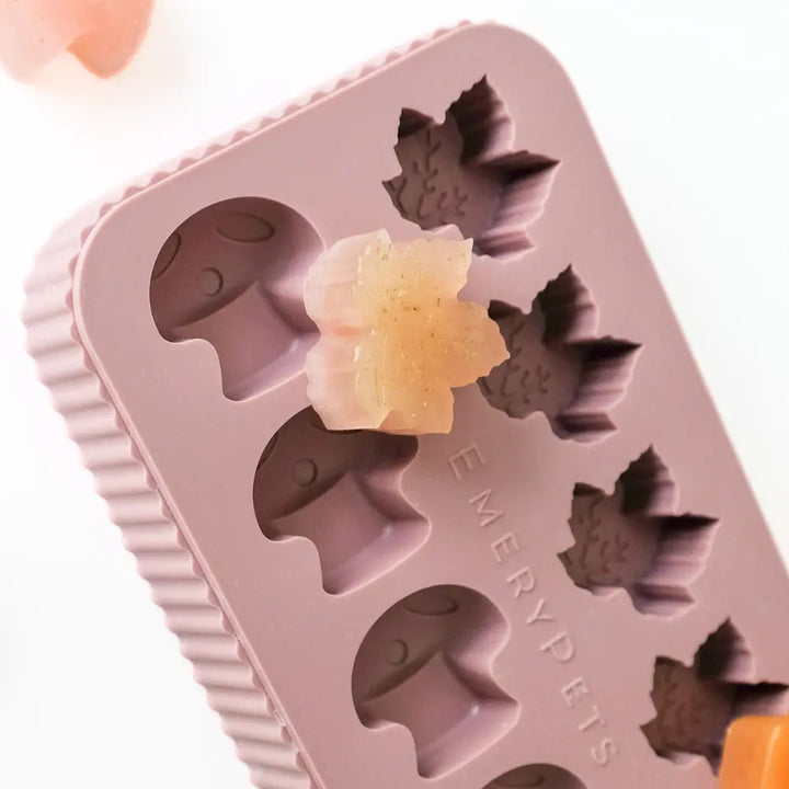 Maple Leaf + Mushroom Treat Mold  |  Pawesomeday.no