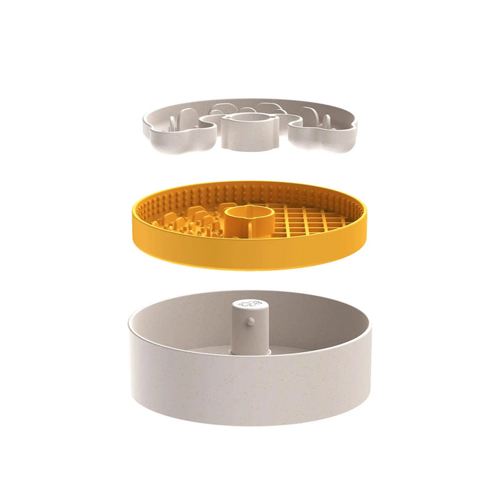Puzzle Lick Bowl Lite / Dog Bowl for Licking Training for S/  |  Pawesomeday