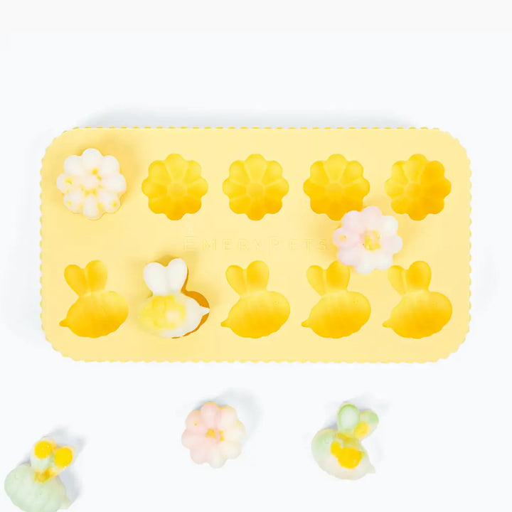 Bee + Daisy Treat Mold  |  Pawesomeday.no