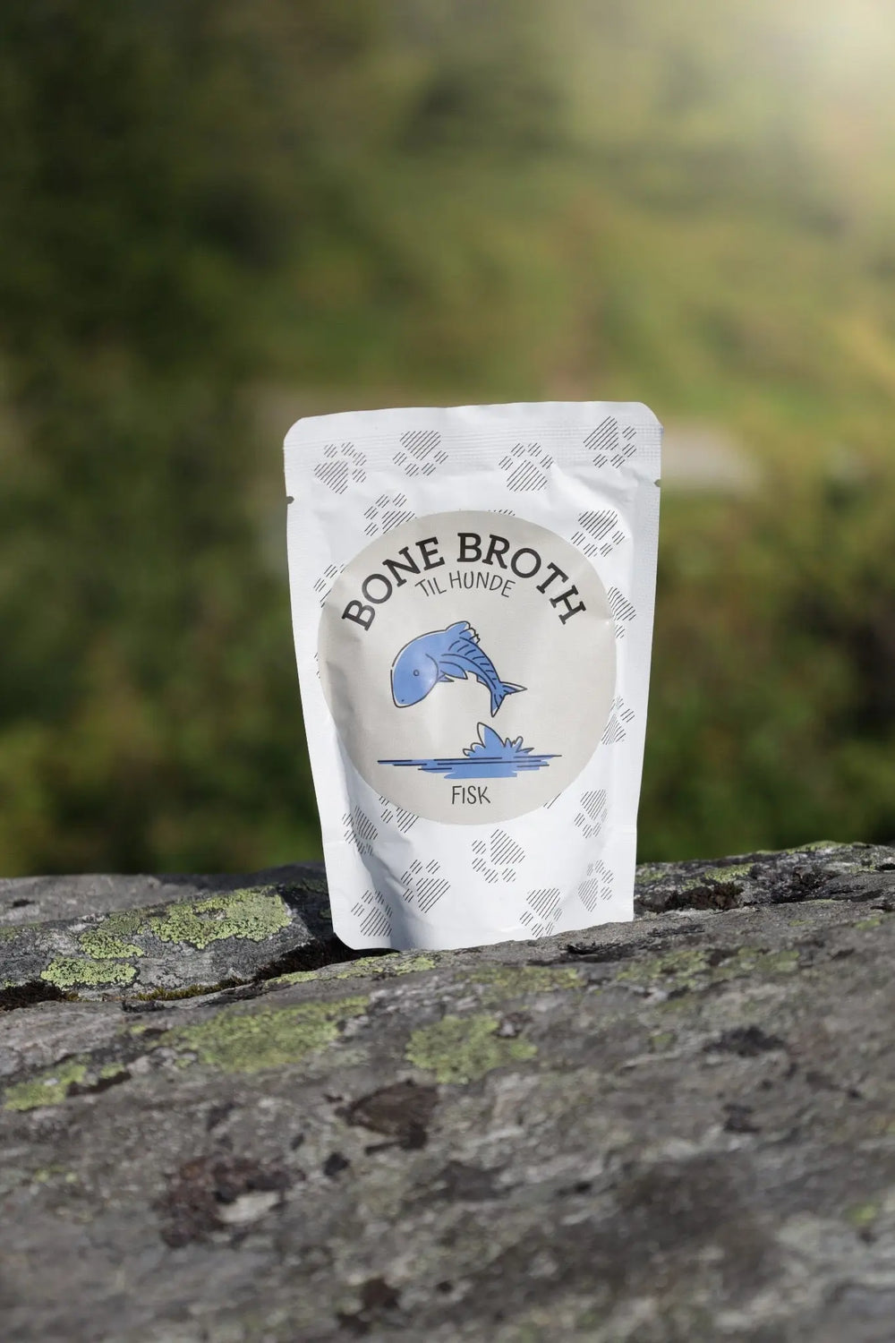 Hokuō™ - Bone broth - Smak av fisk - 230ml og 100ml  |  Pawesomeday.no