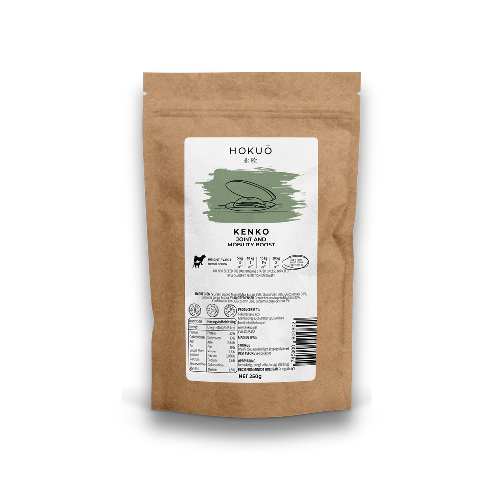 Hokuō™ - Kenko - 250g | Grønleppe musling ekstrakt blanding  |  Pawesomeday.no