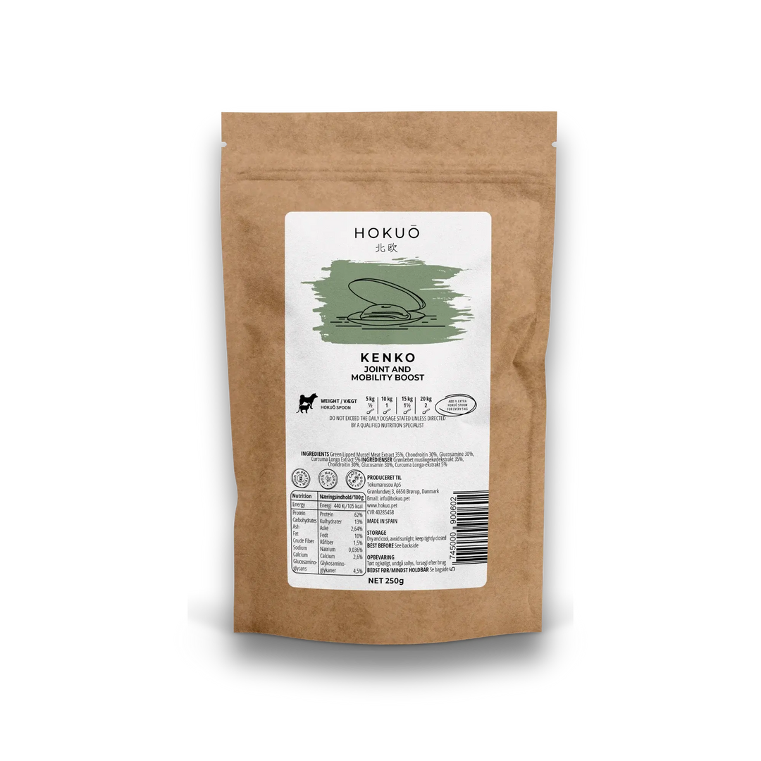 Hokuō™ - Kenko - 250g | Grønleppe musling ekstrakt blanding  |  Pawesomeday.no