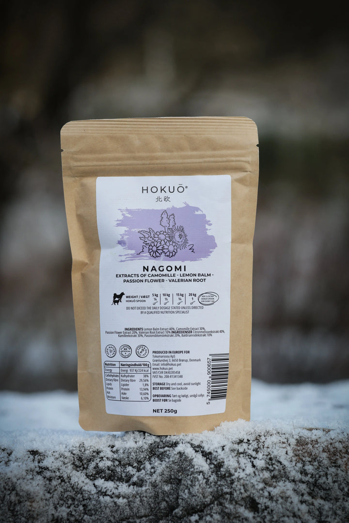 Hokuō® - Nagomi - 250g | Calming powder  |  Pawesomeday.no