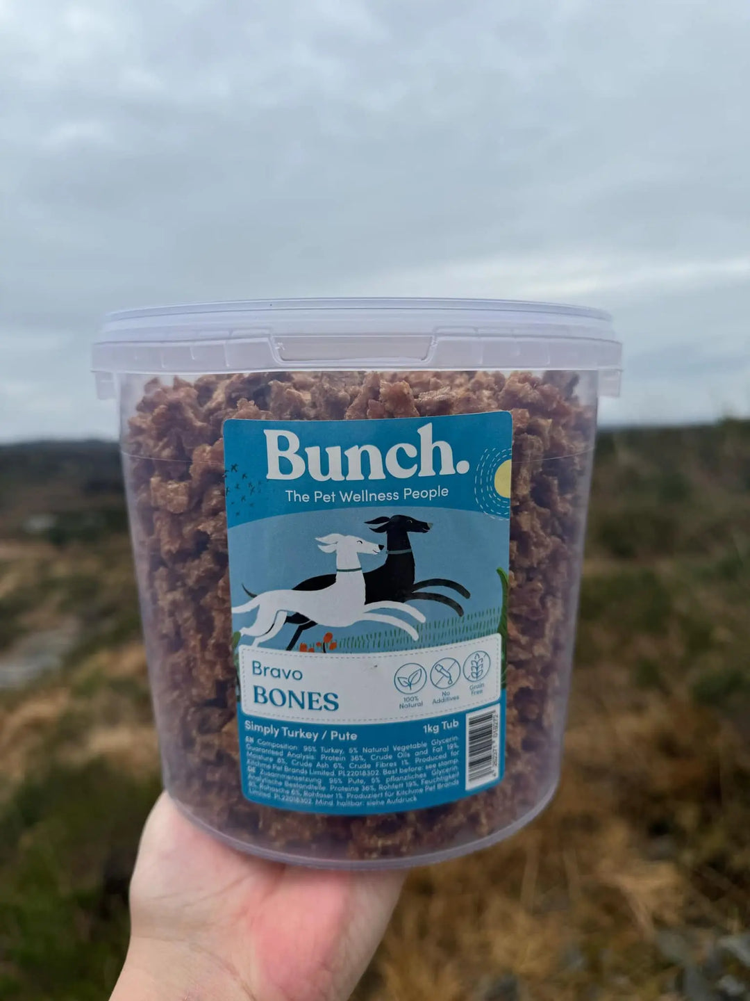 Treningsgodbiter av kalkun | Bunch | 1kg  |  Pawesomeday.no