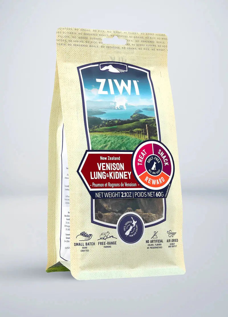 Ziwi Peak Venison Lung & Kidney - 60g  |  Pawesomeday