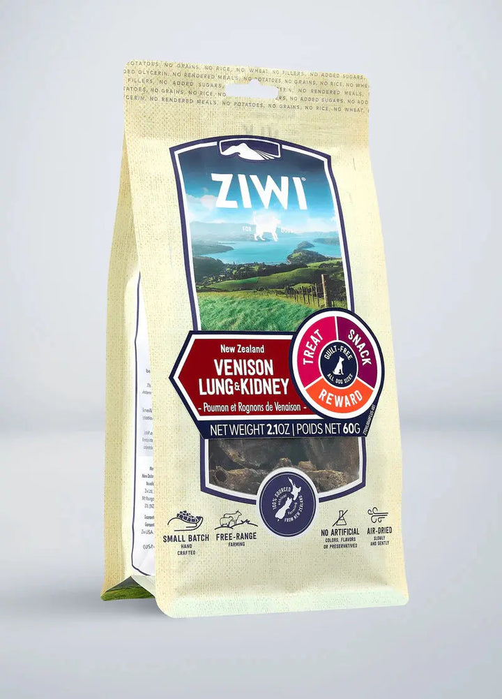 Ziwi Peak Venison Lung & Kidney - 60g  |  Pawesomeday