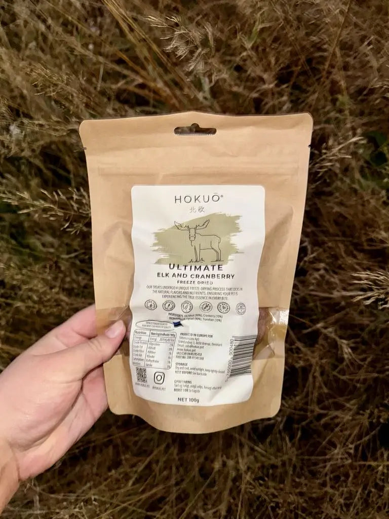Hokuō® vilt elgkjøtt med tranebær | Pawesomeday.no