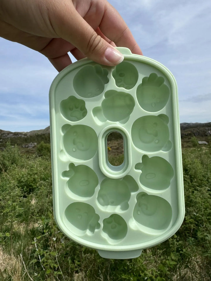 Bjørn og pote isbitform - Med oppbevaringsboks  |  Pawesomeday.no