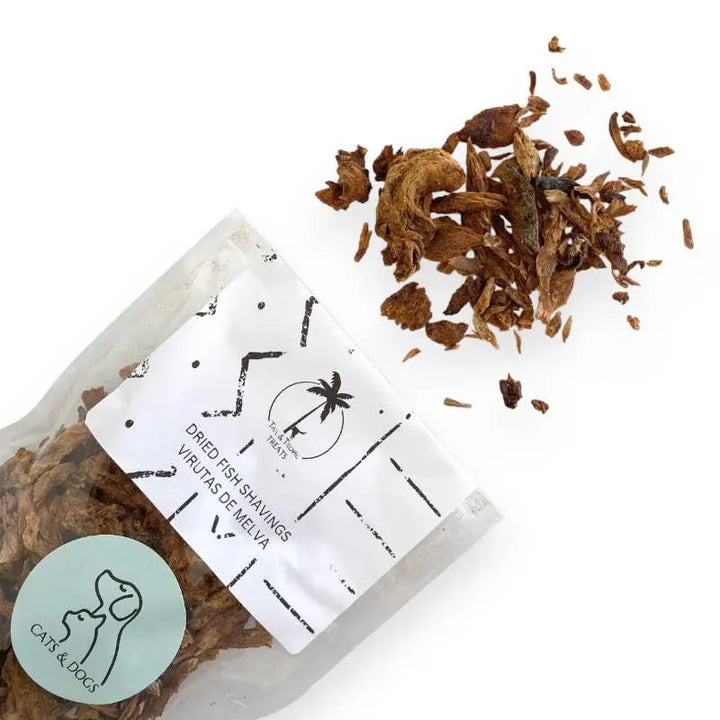 FISH SHAVINGS - Dehydrated natural snack for cats and dogs  |  Pawesomeday.no