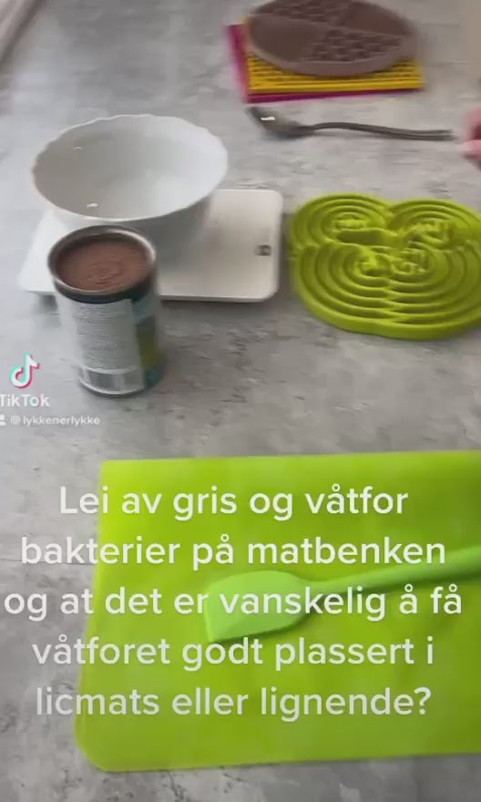 SkooPrep® silikonmatte og slikkepott - No Fuss Fill