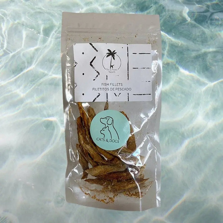 FISH FILLETS - Dehydrated natural snack for cats and dogs  |  Pawesomeday.no