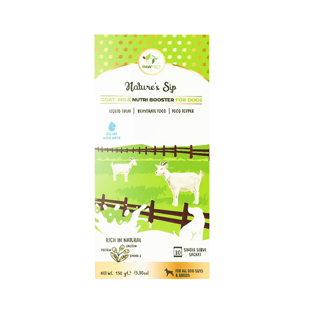Pawfect Nature's Sip for Dogs: 100% Goat Milk (150g/5.29oz)  |  Pawesomeday.no