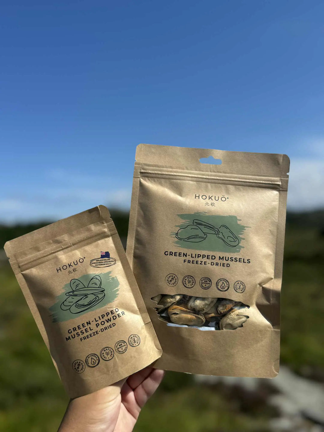 Hokuō® hele grønnleppemusling og grønnleppemusling pulver I Spar 15%  |  Pawesomeday.no