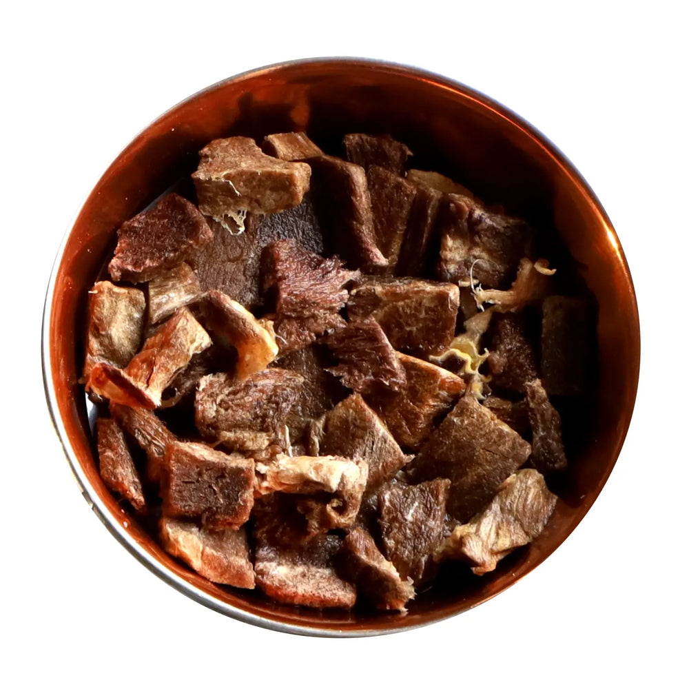 Frysetørket storfekjøtt | BARF-komponent til hund og katt | Pamico  |  Pawesomeday.no