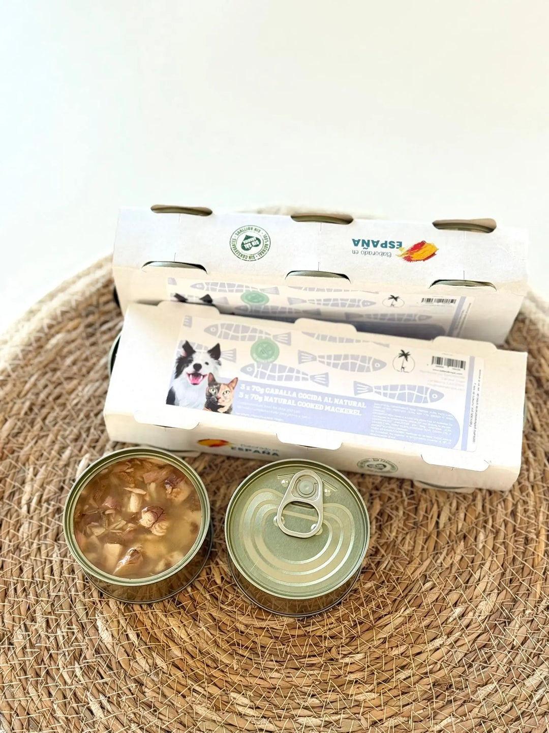 Kokt makrell på boks – Naturlig topping til hund og katt (3 x 70 g) | Pawesomeday.no  |  Pawesomeday.no