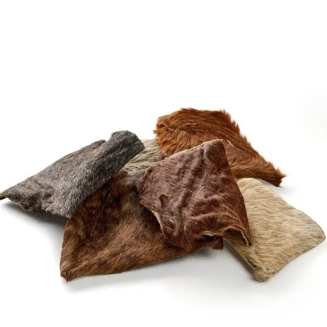 Naturlige hestehudplater med pels for hund | 250g  |  Pawesomeday.no