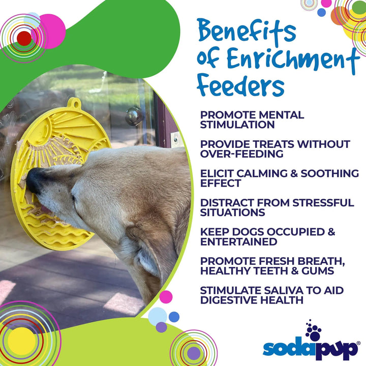 Sun n' Sea eMat Enrichment Lick Mat With Suction Cups  |  Pawesomeday.no
