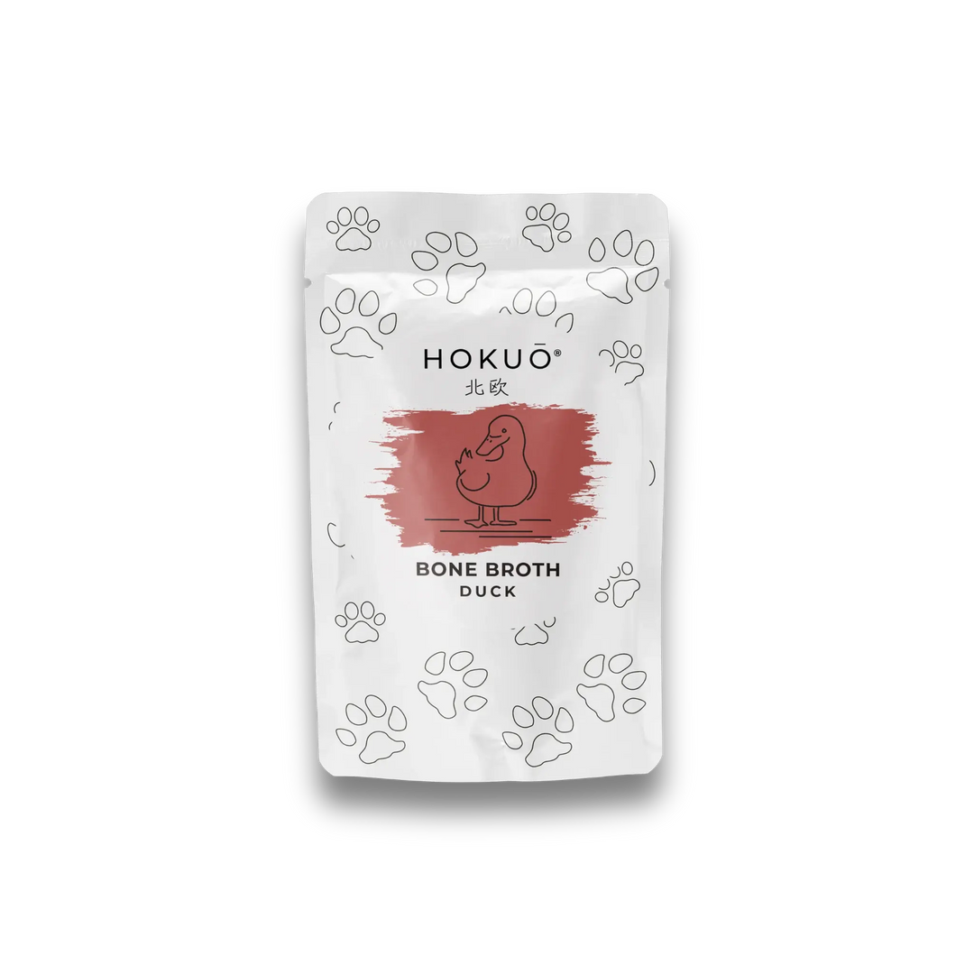Hokuō® - Bone broth and - Smak av and - 230ml og 100ml  |  Pawesomeday.no