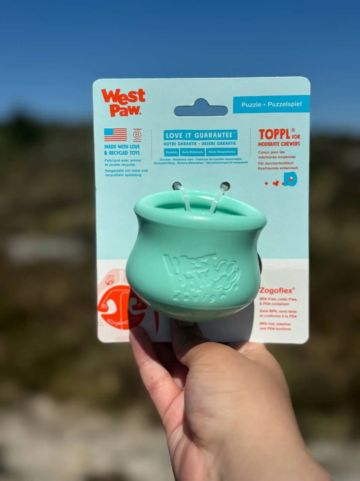 TOPPL Treat Toy - West Paw  |  Pawesomeday.no