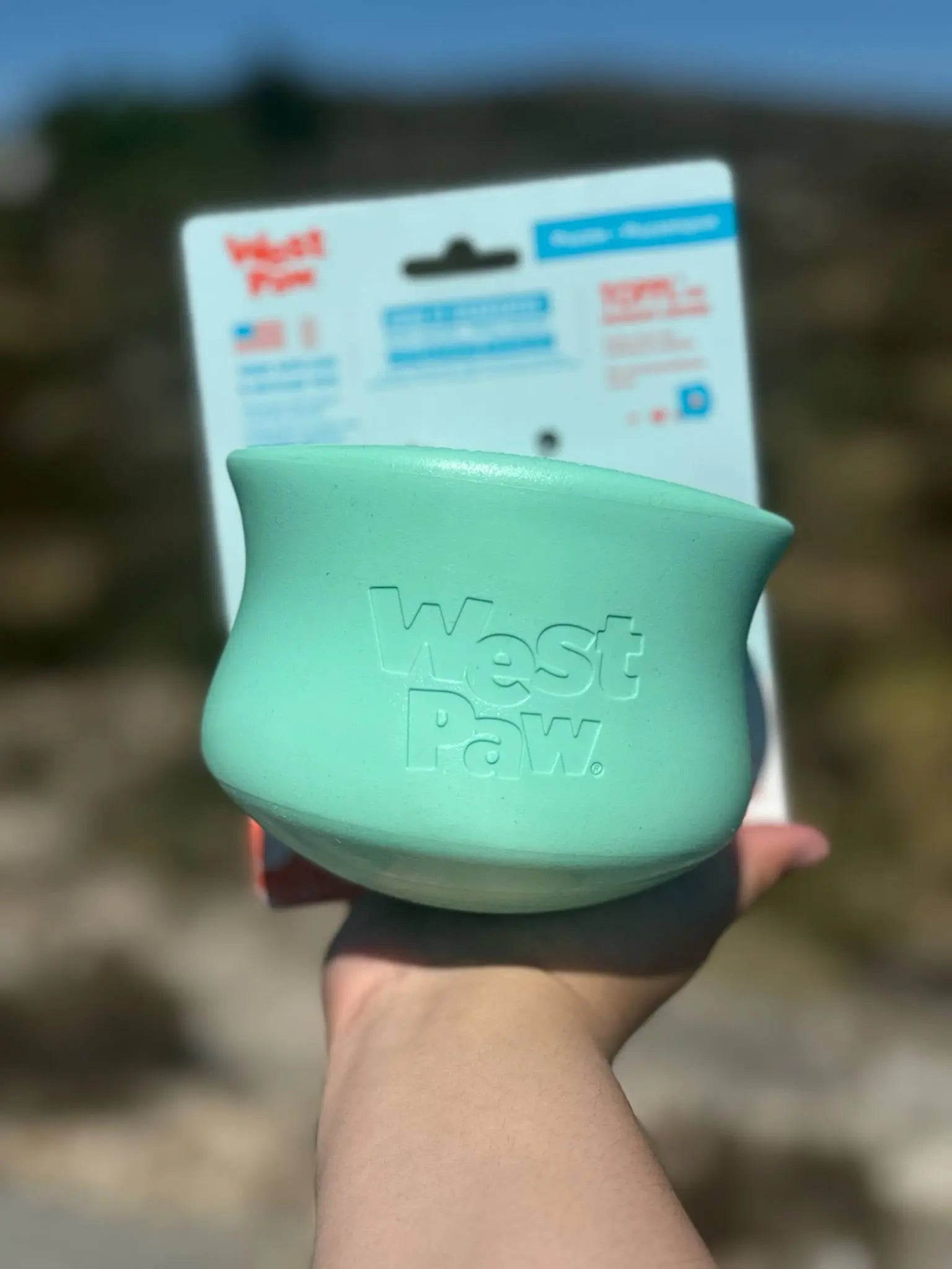 TOPPL Treat Toy - West Paw  |  Pawesomeday.no