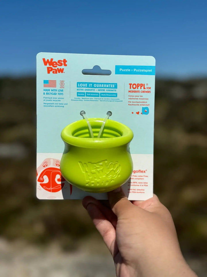 TOPPL Treat Toy - West Paw  |  Pawesomeday.no