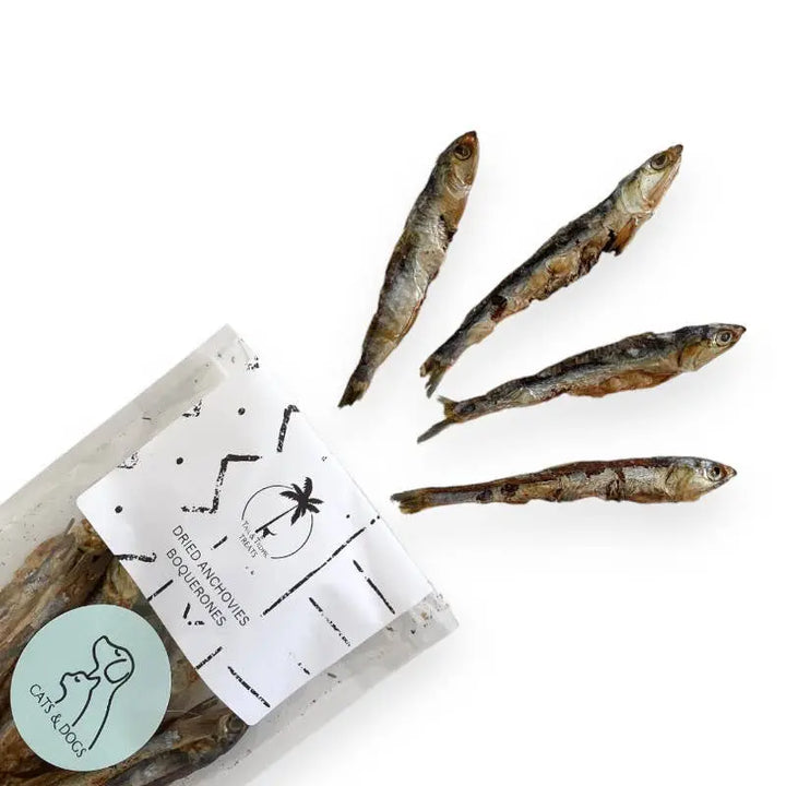 DRIED ANCHOVIES - Dehydrated natural treat for dogs and cats  |  Pawesomeday.no