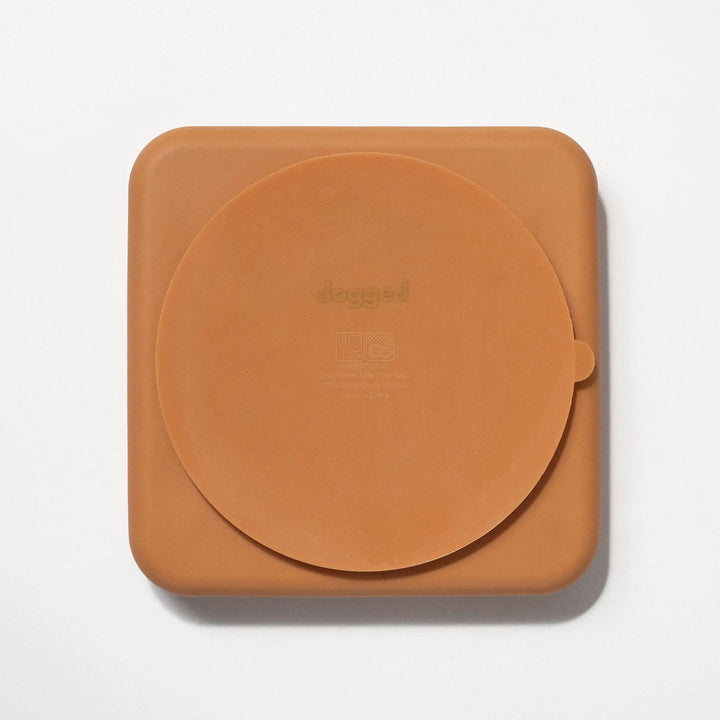 Dogged - argyle slow feeder bowl - nutmeg  |  Pawesomeday.no