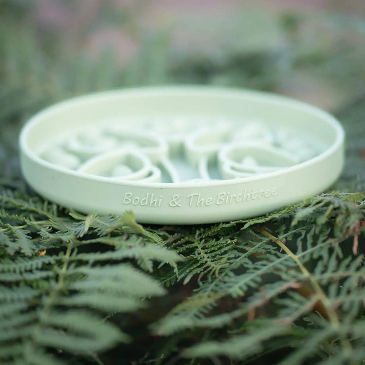PRE-ORDER Bodhi & The Birchtree Slow feeder Bowl | Foliage   |  Pawesomeday.no