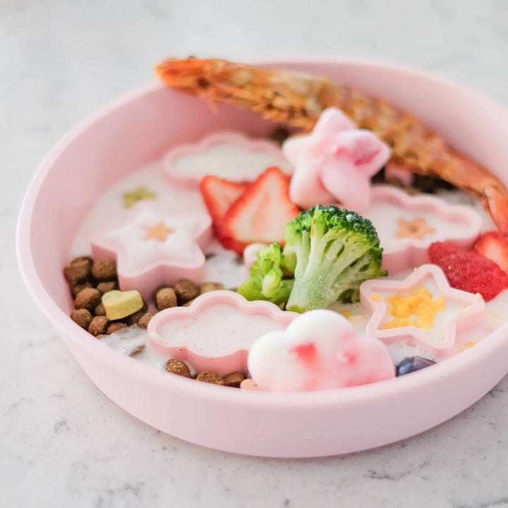 Star + Cloud Slow Feeder Bowl (Pink)  |  Pawesomeday.no