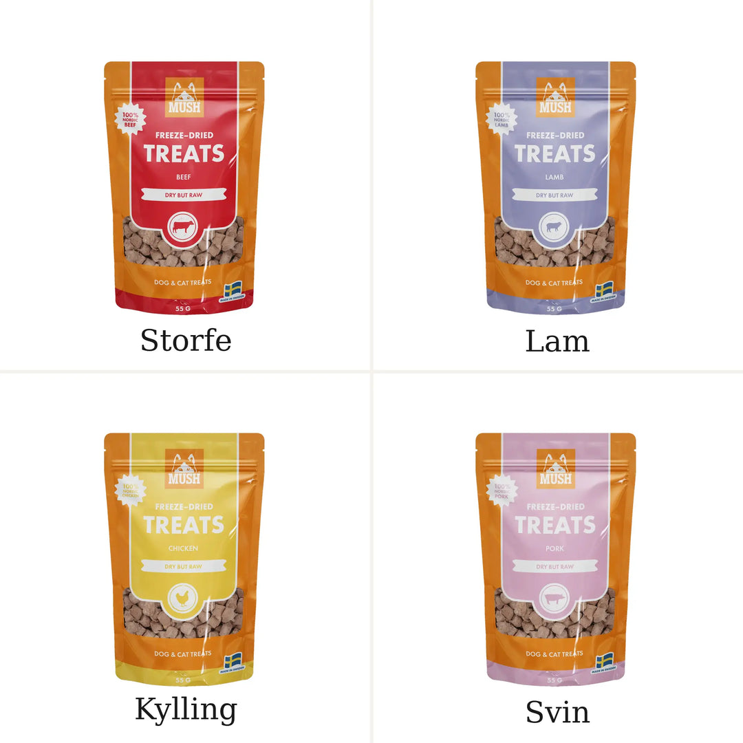 MUSH Treats Treningspakke  |  Pawesomeday.no